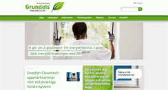Desktop Screenshot of grundels.se